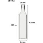 500 ML MARASCA ŞİŞE KORUMA STRAFORU 50 ADET - Görsel 4
