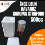 500 CC KAVANOZ İNCE BORU TİPİ (100 ADET)