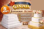 KARE STRAFOR PASTA TABANI 3 CM YÜKSEKLİK 5 ADET ALIMLAR