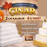 KARE STRAFOR PASTA TABANI 3 CM YÜKSEKLİK 5 ADET ALIMLAR