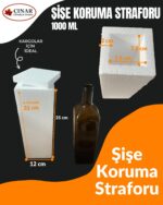 1000 ML MARASCA ŞİŞE KORUMA STRAFORU50 ADET