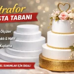 STRAFOR PASTA TABANI YUVARLAK 3 CM YÜKSEKLİK (5 ER ADET SET SATILIR)